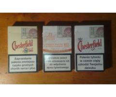 sprzedam dwa kartony papierosow chesterfield
