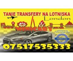 Polskie Taxi Londyn, Przewóz na Lotniska 07517535333 - Grafika 3/4