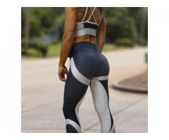 Women's Yoga Gym Stretch Leggings Pants Fitness Jogging Running Sports Trousers - Grafika 2/4