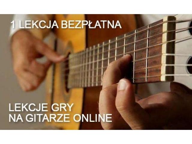 Nauka gry na gitarze online 1 lekcja gratis - 1/1