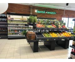 Regały sklepowe półki Sklep spożywczy Maszyny chłodnie zamrażarki - grocery store - shop equipment - Grafika 3/9