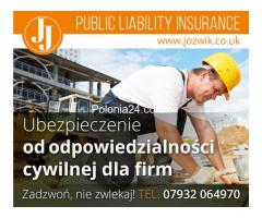 Ubezpieczenia dla firm -Public Liability Insurance