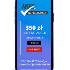 MIKEBUS - Przewóz osób do Anglii