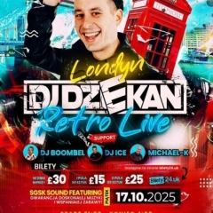 DJ DZIEKAN Retro Live w Londynie ☢️  