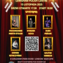 STAND-UPOWA SOBOTA – 15/11/2025 – Londyn  