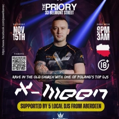 Dj X-Meen - The Priory Aberdeen!!  
