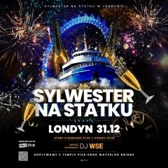 Sylwester na statku | 2026 | 4-godzinna podróż po Londynie  