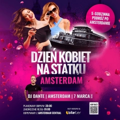 Dzień Kobiet na statku – AMSTERDAM | 5-godzinny rejs 