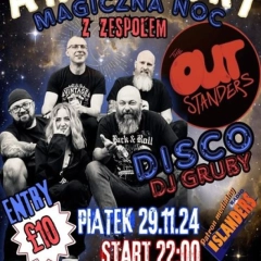 Andrzejki z Zespołem The Outstanders + DJ Gruby Disco  