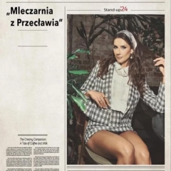 Wiolka Walaszczyk w programie „Mleczarnia z Przecławia” | Polski Stand-Up Manchester  