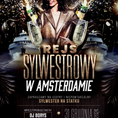 Fajerwerkowy Sylwester na statku w Amsterdamie! 2024/2025  